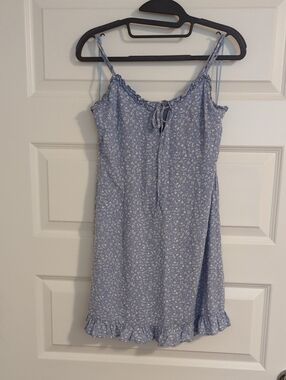 Dress Forum light blue floral mini dress - size S